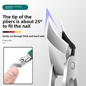 Nouvelles coupe-ongles à pointe affûtée, biseautées, à grande ouverture, originales, pour usage domestique - Product Image 4