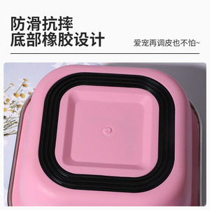 Stainless steel dog bowls, anti-tipping dog food bowls, <b>extra</b> <b>large</b> dog food bowls, <b>large</b> and medium-sized dog feeders - Product Image 5