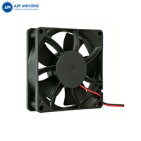 Ventilateur de refroidissement axial sans balais AM8025HH12B 12/24/48v DC 80X80x25mm avec un débit d'air élevé et un faible bruit pour le refroidissement des boîtiers d'ordinateurs