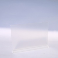 Porte-panneaux en acrylique à double face, porte-panneaux en plastique transparent, supports de table en acrylique, présentoir de menu de table, vente chaude