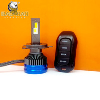 BB2533 DEUX TUBES EN CUIVRE 6500k H4 150w 300w 500w 5000lm Haute Puissance Led 330 Watt Phare Lumière pour Voiture Bombillos Para Carros