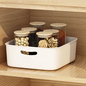 Cesta de almacenamiento plegable para ropa de baño y cocina, armario de almacenamiento para juguetes, organizador de especias, otras cajas de plástico, novedad de <span class=keywords><strong>2022</strong></span> - Product Image 6