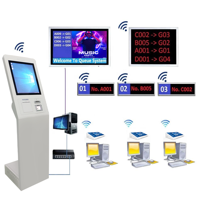 Queue System Ticket Machine Queue Ticket Machine Wireless Queue Number Calling System Queuing Machine