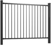 Paneles de Cerca Metálicos de Alta Resistencia Industrial, Paneles de Cerca Metálicos de Aluminio de Alta Resistencia con Recubrimiento en Polvo, Cerca de Techo Plano