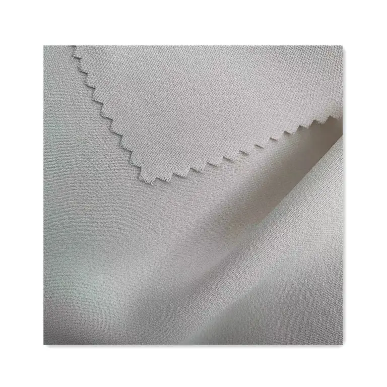 High-end fabrics widely used for women's wear 100% Viscose Rayon Double Side Two Layer Crepe Fabric