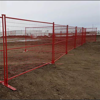 Clôture temporaire YC haut de gamme du Canada Clôture métallique temporaire résistante aux intempéries Beaux panneaux de clôture temporaire en métal