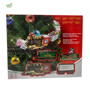 Giocattolo ferroviario pista per auto elettrica per bambini Set di treni da corsa in plastica binari per auto veloci Slot Toys