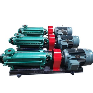 Pompe centrifuge horizontale multi-étages de type D à raccordement par bride, entraînement par moteur, résistante à l'usure, pour irrigation agricole, haute pression - Product Image 1