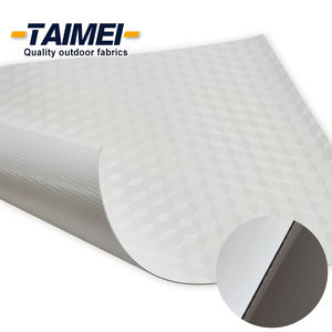 100% ポリエステル防水耐火アンチUV PVCコーティングキャンバスメーカートラックカバー用 - Product Image 3