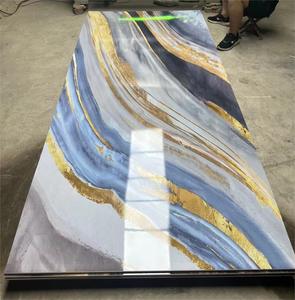 <strong>3D</strong> Digital <strong>Printing</strong> Wall Panel Customized PVC Marble Sheet for TV <strong>Background</strong> - Product Image 6