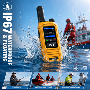 Radio Flotante Impermeable IP67, Batería Integrada de 3000 mAh, Banda UHF Compatible con Bandas de Frecuencia FRS y <span class=keywords><strong>PMR</strong></span> - Product Image 2