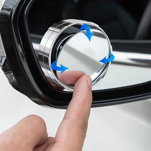 Rétroviseur d'angle mort de voiture, grand angle, réglable à 360 degrés, petit miroir rond, miroir convexe auxiliaire de recul pour voiture - Product Image 5
