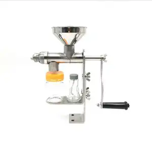 Household Peanut Hand Operated Manual Small Olive Coconut Peanut Oil Expeller Oil Press Machine