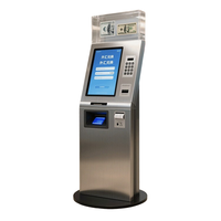 Kiosque de commande de paiement à écran tactile en libre-service OEM, fonction SDK d'impression automatique en intérieur, lecteur de code-barres multi-OS