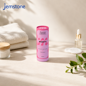 Tubo de Papel Kraft Biodegradable con Logotipo Personalizado al por Mayor para Lubricante Personal, Crema Cosmética, Caja de Embalaje Cilíndrica Redonda de 100 ml - Product Image 1