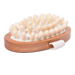 Anti Cellulite Massage gerät Natürlicher Bambus Holz Körper Abnehmen Zirkulation bürste Muskel Relax <span class=keywords><strong>Palm</strong></span> Sauna Spa Bad Massage - Product Image 2