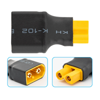 Adaptateur de prise ToolkitRC XT60 vers XT30, connecteur mâle/femelle pour batterie RC ESC