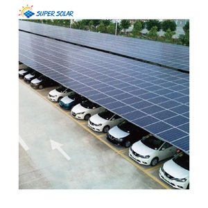 Abri solaire de haute qualité adapté avec panneaux solaires et structure de montage en aluminium - Product Image 3