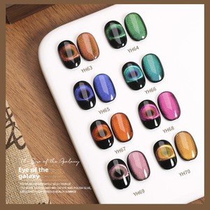 กาวติดเล็บลายตาแมว ชุดเล็ก ชุดใหญ่ รวมกาวทาเล็บลายดรีมกาแล็กซี่ สปาร์ แคทอาย และกาวทาเล็บแบบแฟลชเฟรนช์ - Product Image 3