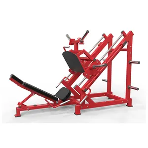 Heavy Duty Hammer Gym Kraft ausrüstung Platte geladen Fitness gerät 45 Grad Bein presse