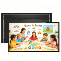 65 75 86 98 Inch Windows Intel Core I5/I7 Layar Sentuh Kapasitif Multi Touch USB Papan Pintar Interaktif untuk Rapat Bisnis