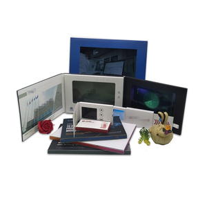 Personalizado 5 7 10 en anuncio <span class=keywords><strong>Video</strong></span> Folleto <span class=keywords><strong>Video</strong></span> Libro Lcd Invitación <span class=keywords><strong>Video</strong></span> Tarjeta de felicitación para presentación de productos de la empresa - Product Image 4