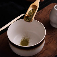 Ensemble d'outils pour la cérémonie du thé Matcha à la japonaise - Fouet à Matcha, cuillère à thé en bambou, bol à thé en céramique - Ensemble durable et écologique en trois pièces