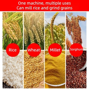 Broyeur de riz à haut rendement 300 kg/h 2800 tr/min, machine combinée de traitement des céréales pour millet, sorgho, blé - Product Image 4
