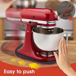 Tapis coulissant pour batteur sur socle <span class=keywords><strong>KitchenAid</strong></span>, compatible avec les batteurs sur socle de 4,5 à 5 QT / 5 à 8 QT, les friteuses à air et autres petits appareils de cuisine - Product Image 4