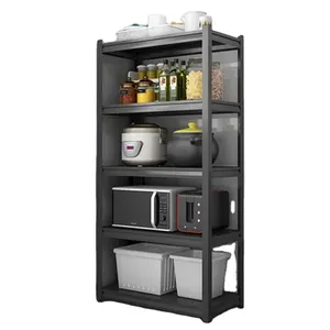 Có thể điều chỉnh 4-tier lưu trữ Kệ Bếp Bánh Rack với hutch công nghiệp lò vi sóng Lò đứng