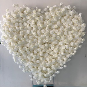 Arco de Melocotón en Forma de Corazón 5D de 2.4m x 2.4m, Elegante Fondo de Pared para Fotos de Boda, Diseño Floral, Tela <span class=keywords><strong>Blueway</strong></span> - Product Image 3