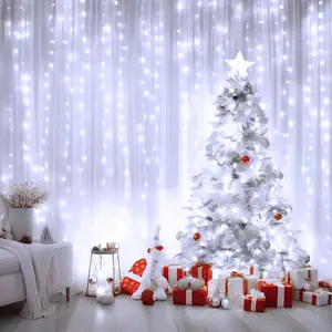 Festive Party Christmas Light Supplies Led Bulb Lighting Decoration STRING Fairy Curtain Light Led Curtains For Decoration