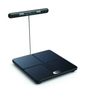 Balança WIFI ITO para banheiro, balança inteligente para gordura corporal, com 8 eletrodos, leitura portátil e LED, monitor de saúde corporal, ideal para uso em banheiro
