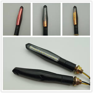 Accessoires pour motos, clignotants séquentiels LED pour moto, feu de freinage et de clignotement combinés, lumière séquentielle modifiée pour moto - Product Image 6