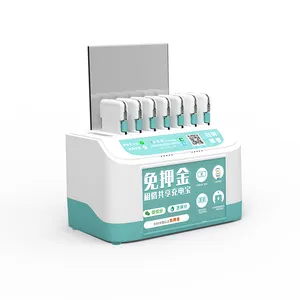 Innovative products 8 slots Scanning Code Sharing rental power bank station