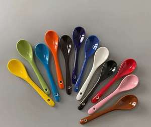 特注ロゴ磁器可愛いミニ白茶アイスクリームスープ炒め調味料塩小エスプレッソコーヒーハニーデザートスプーン - Product Image 2