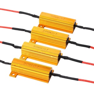 Phụ Kiện Đèn Xe Hơi Canbus Bộ Giải Mã Nội Thất 50W 6/8ohm Điện Trở Dây Điện Trở Đèn Tín Hiệu Rẽ Chống Nhấp Nháy LED Tự Động Điện Trở Tải - Product Image 5