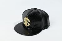 Gorra con Estampado de Cocodrilo y Símbolo de Dólar Dorado, Estilo Coreano, Marca de Moda, Gorra Hip-Hop, Gorra de Ala Plana para Baile Urbano, Gorra para el Sol, Gorra de Béisbol
