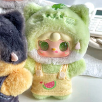 Authentique figurine Yooki Oxygen Kitty de la série Summer Party, en peluche, en boîte surprise, avec support de sac