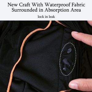 Sous-vêtements d'incontinence pour hommes Lynmiss avec coussin respirant en bambou tricoté, taille plus, lavables, réutilisables, caleçons d'incontinence - Product Image 3