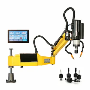 M3-M16-M20 CNC elektrische Gewindes chneid maschine Servomotor elektrische Tapper Bohren mit Spannfutter Easy Arm Elektro werkzeug Gewindes chneid maschine