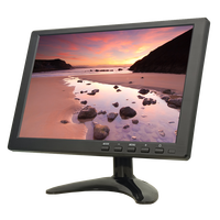Moniteur LED VGA 10 pouces, résolution 1280*800, moniteurs d'ordinateur LCD 10,1 pouces