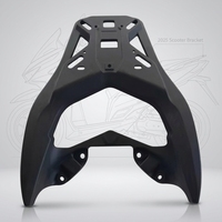 Accessoires de moto : Porte-bagages arrière en alliage d'aluminium pour scooter, support de rangement pour Yamaha NMAX 2025, siège solo, adaptable à la moto - Rétrofit