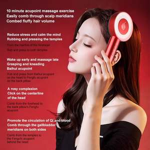 Dispositivo de Masaje Capilar Portátil Multifuncional 3 en 1 con Luz Roja, EMS, Vibración, TMS, Aplicador de Aceite de Silicona y ABS para el Crecimiento del Cabello - Product Image 5