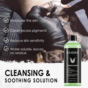 Aangepaste logo <span class=keywords><strong>tattoo</strong></span> groene zeep plantaardige olie glycerine vloeibare zeep schuimwas kalmerende <span class=keywords><strong>tattoo</strong></span> huidverzorging <span class=keywords><strong>tattoo</strong></span> zeep - Product Image 4
