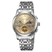 SKMEI Montre Mécanique Hommes Montre Automatique Quartz Étanche Creux Art Strainless Bracelet En Acier Montre Homme Mode Horloge 9394