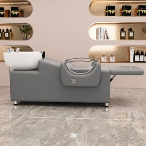 Fauteuil de lavage de cheveux économique de nouvelle conception, avec cuvette en céramique et livraison rapide – Vente en gros directe usine - Product Image 3