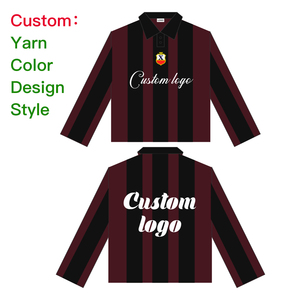 Maglione Personalizzato da Uomo, Jersey da Calcio con Ricamo di Lettere, Pullover Lavorato a Maglia, Maniche Lunghe Invernali, Maglione Jacquard, Abbigliamento in Maglia da Uomo - Product Image 2
