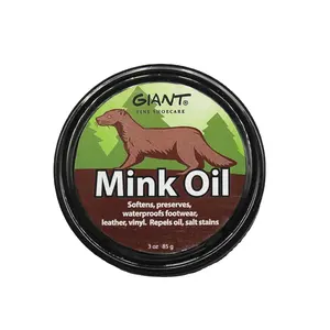 MINK OIL PASTE失われたオイルを補充すると、革の靭性が柔らかくなり、防水性の靴のビニールが油塩の汚れを防ぎます