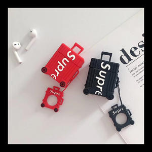 Étui <span class=keywords><strong>airpods</strong></span> 1/<span class=keywords><strong>2</strong></span>/pro en silicone 3D, design cartoon, luxueux, en forme de coffre, rangement pour écouteurs, nouvelle collection - Product Image 2